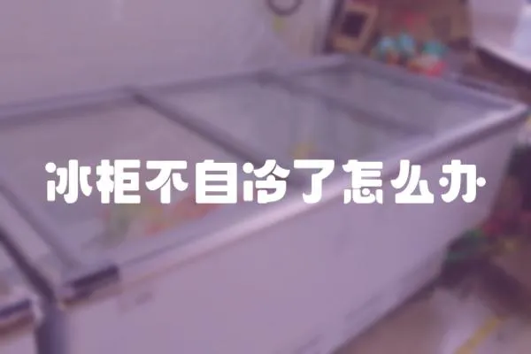 冰柜不自冷了怎么辦