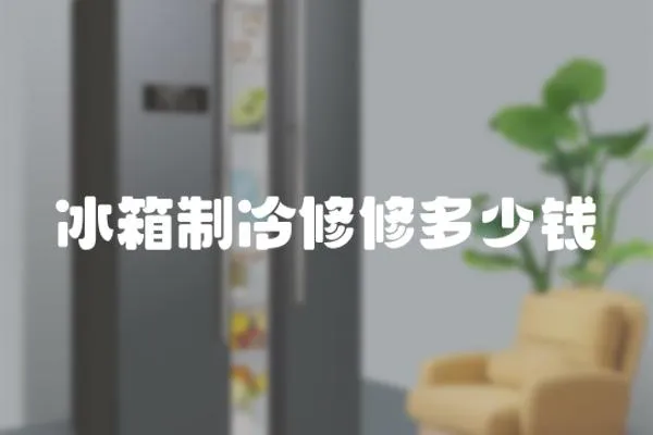 冰箱制冷修修多少錢