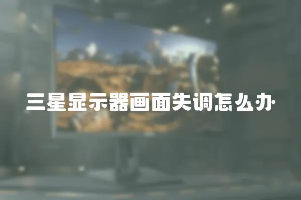 三星顯示器畫面失調(diào)怎么辦