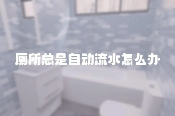 廁所總是自動流水怎么辦
