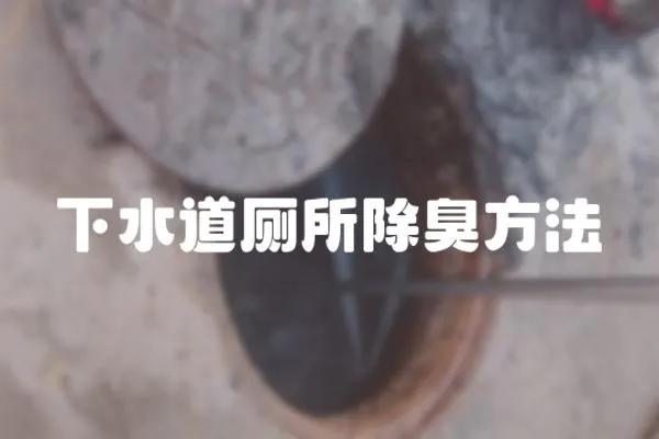 下水道廁所除臭方法