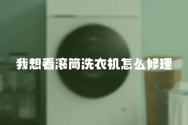 我想看滾筒洗衣機怎么修理
