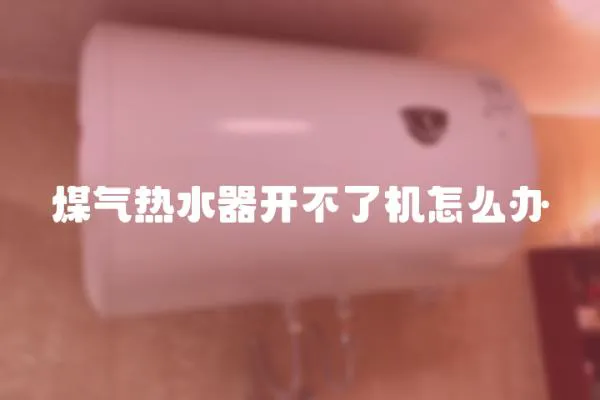 煤氣熱水器開不了機怎么辦
