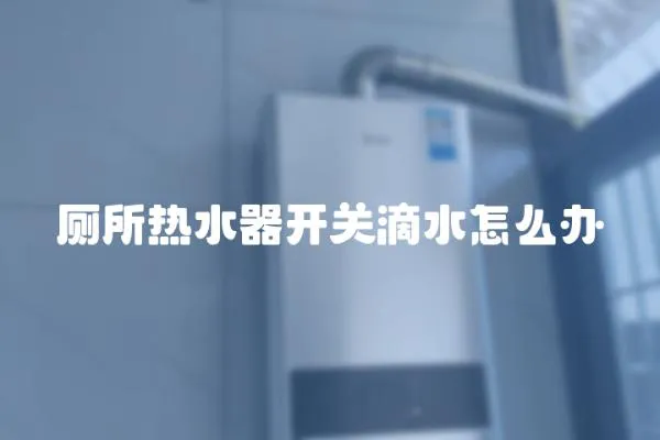 厕所热水器开关滴水怎么办