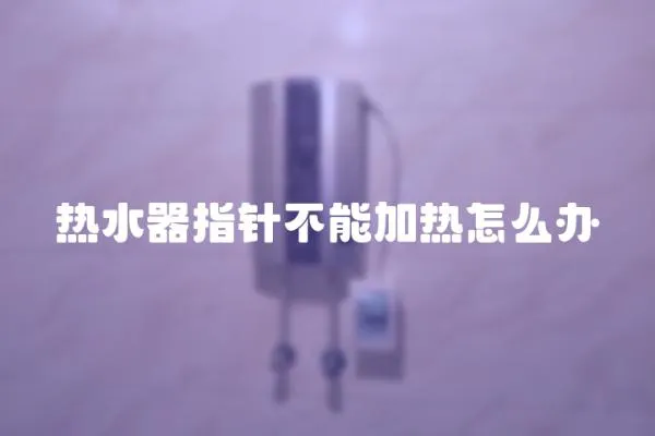 熱水器指針不能加熱怎么辦