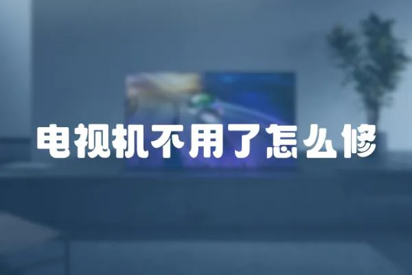 電視機不用了怎么修