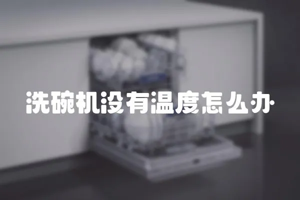 洗碗機沒有溫度怎么辦