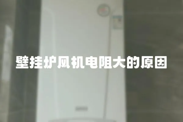 壁掛爐風機電阻大的原因