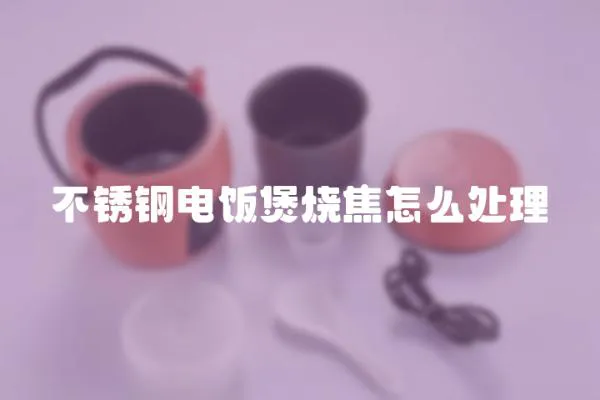 不銹鋼電飯煲燒焦怎么處理