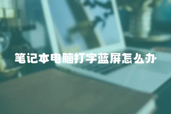 筆記本電腦打字藍屏怎么辦