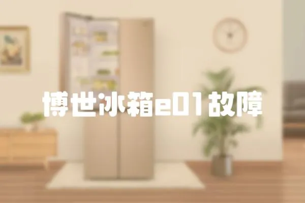 博世冰箱e01故障