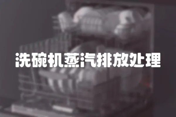 洗碗機蒸汽排放處理
