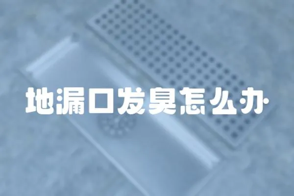 地漏口發臭怎么辦