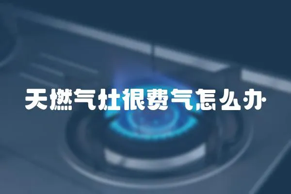 天燃氣灶很費氣怎么辦