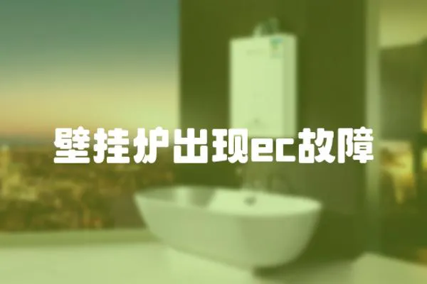壁掛爐出現ec故障