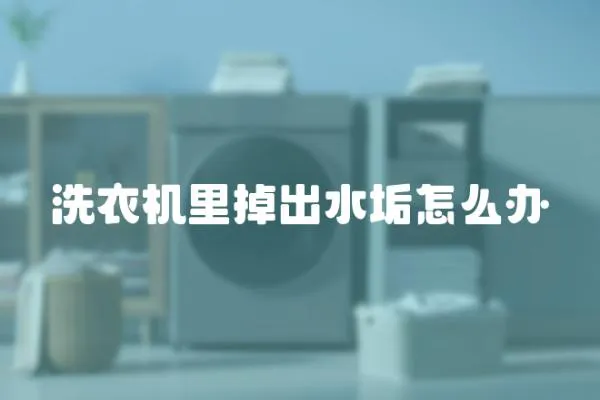 洗衣機里掉出水垢怎么辦