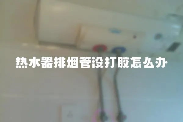 熱水器排煙管沒打膠怎么辦