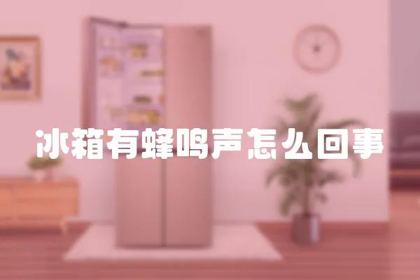 冰箱有蜂鳴聲怎么回事