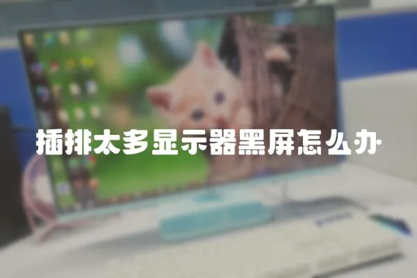 插排太多顯示器黑屏怎么辦