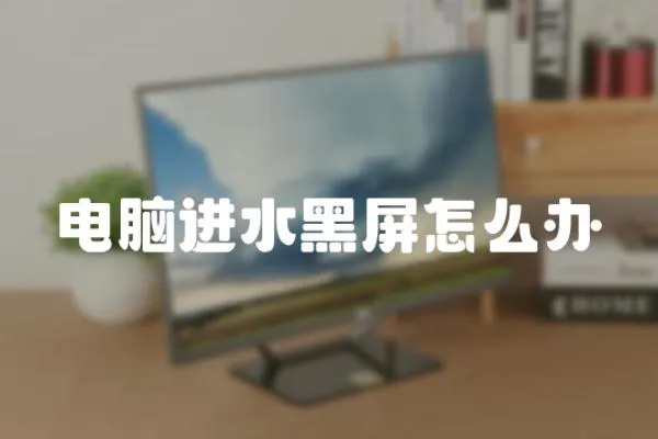 電腦進(jìn)水黑屏怎么辦