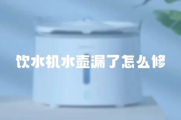 飲水機水壺漏了怎么修