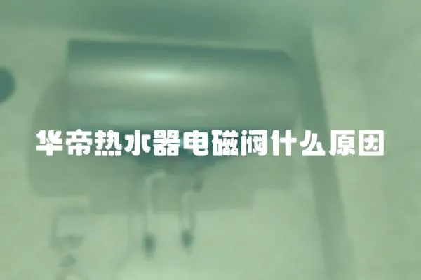 華帝熱水器電磁閥什么原因