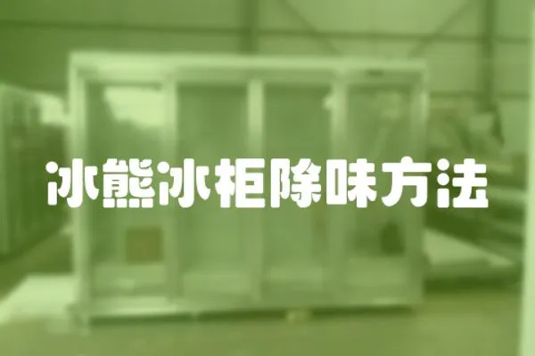 冰熊冰柜除味方法