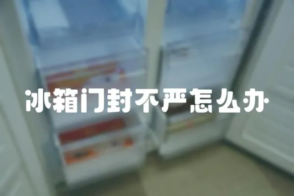 冰箱門封不嚴怎么辦