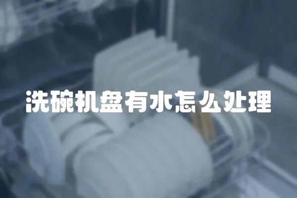洗碗機(jī)盤有水怎么處理