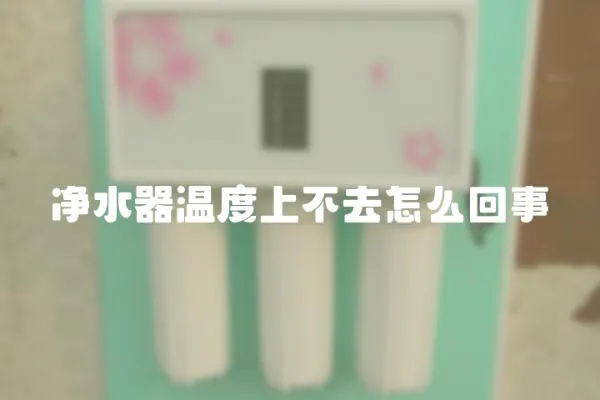 凈水器溫度上不去怎么回事