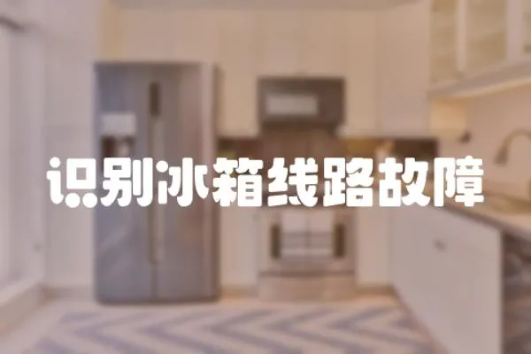 識別冰箱線路故障