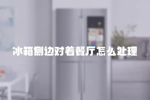 冰箱側邊對著餐廳怎么處理