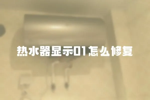 熱水器顯示01怎么修復(fù)