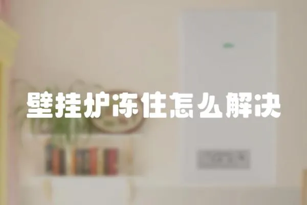 壁掛爐凍住怎么解決