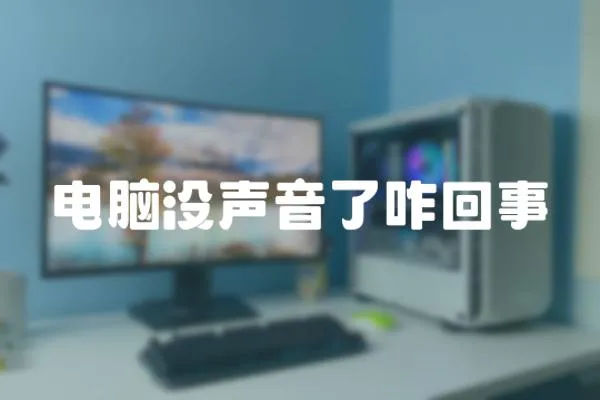 電腦沒聲音了咋回事