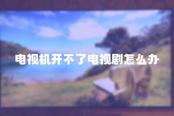 電視機(jī)開不了電視劇怎么辦