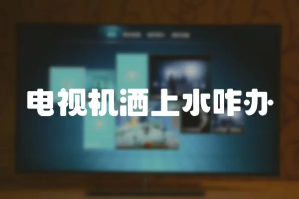 電視機灑上水咋辦