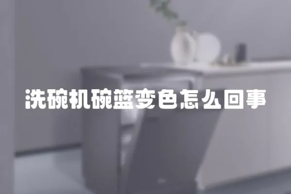 洗碗机碗篮变色怎么回事