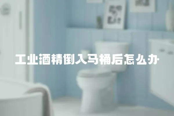 工業(yè)酒精倒入馬桶后怎么辦