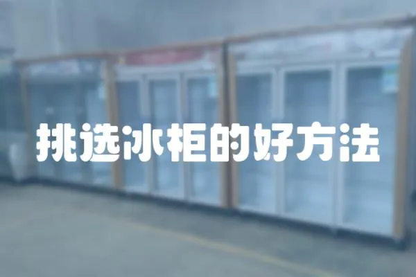 挑選冰柜的好方法