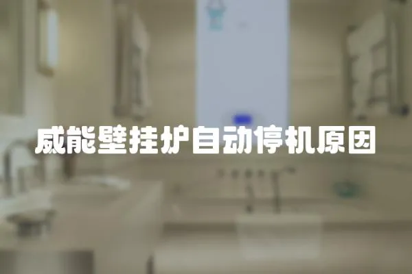 威能壁掛爐自動(dòng)停機(jī)原因