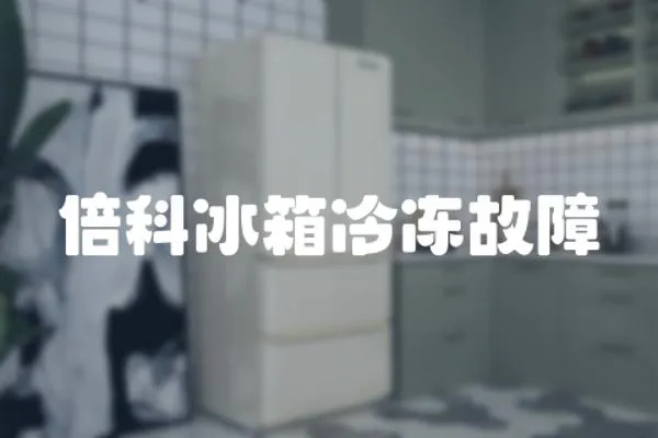 倍科冰箱冷凍故障