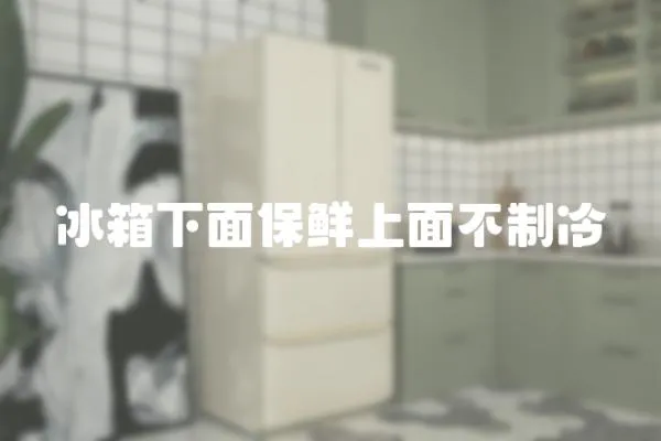 冰箱下面保鮮上面不制冷