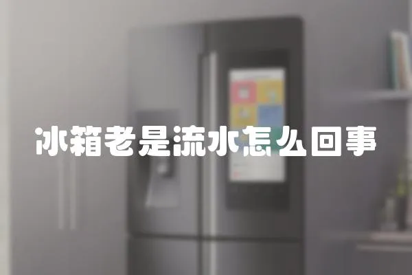 冰箱老是流水怎么回事