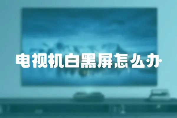 電視機白黑屏怎么辦