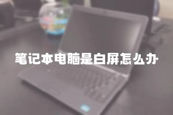 筆記本電腦是白屏怎么辦