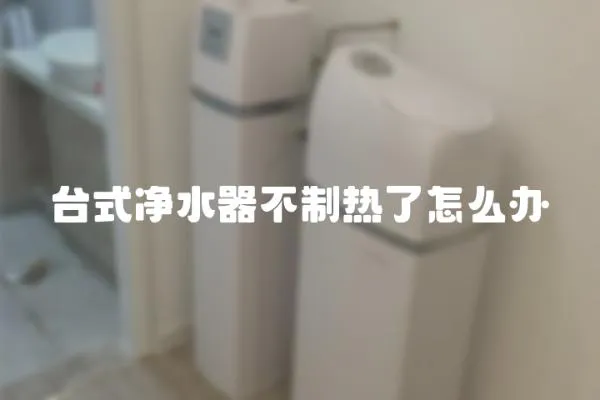 臺(tái)式凈水器不制熱了怎么辦