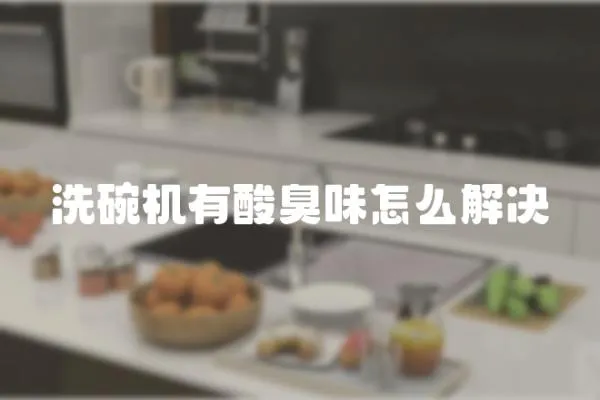 洗碗機(jī)有酸臭味怎么解決