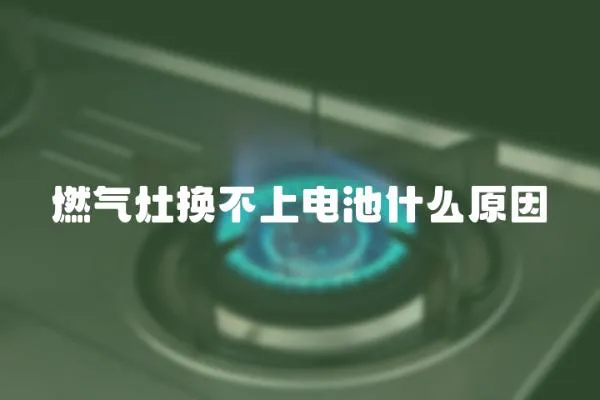 燃氣灶換不上電池什么原因