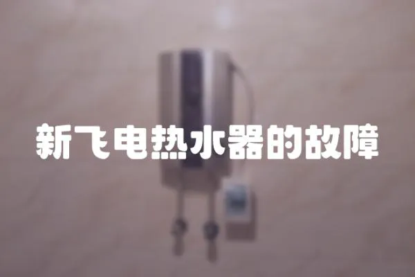 新飛電熱水器的故障